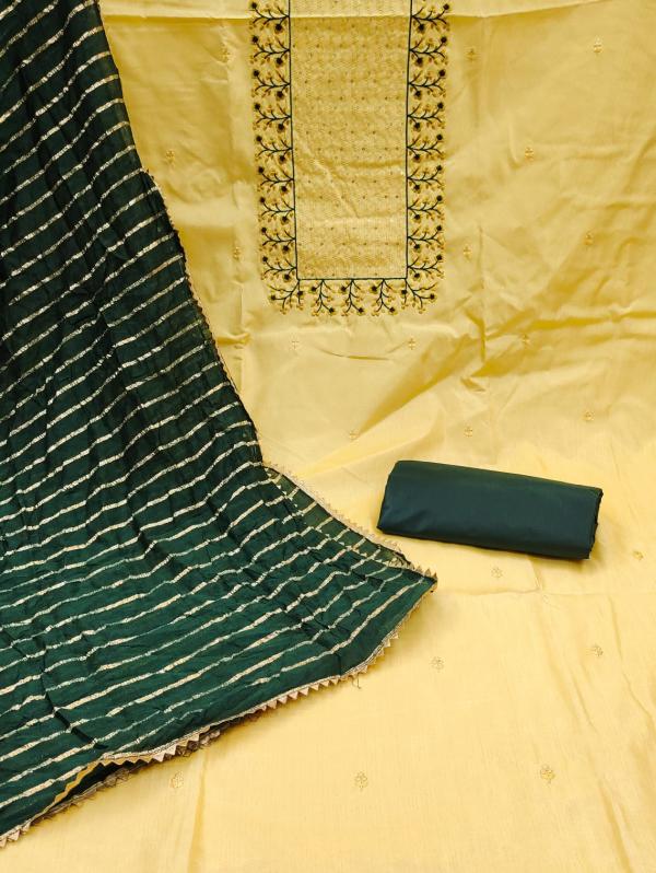 TCNX Coco Silk 2 Designer Unstich Dress Material
